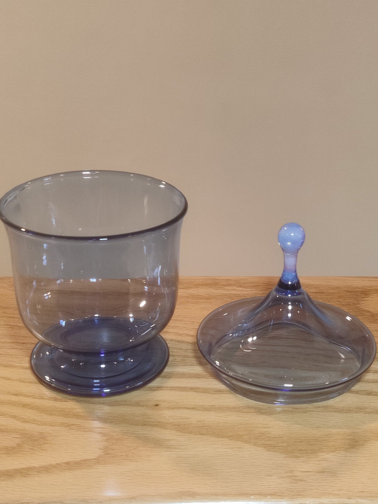 Eric Goldshmidt Glass Candy Dish Signed