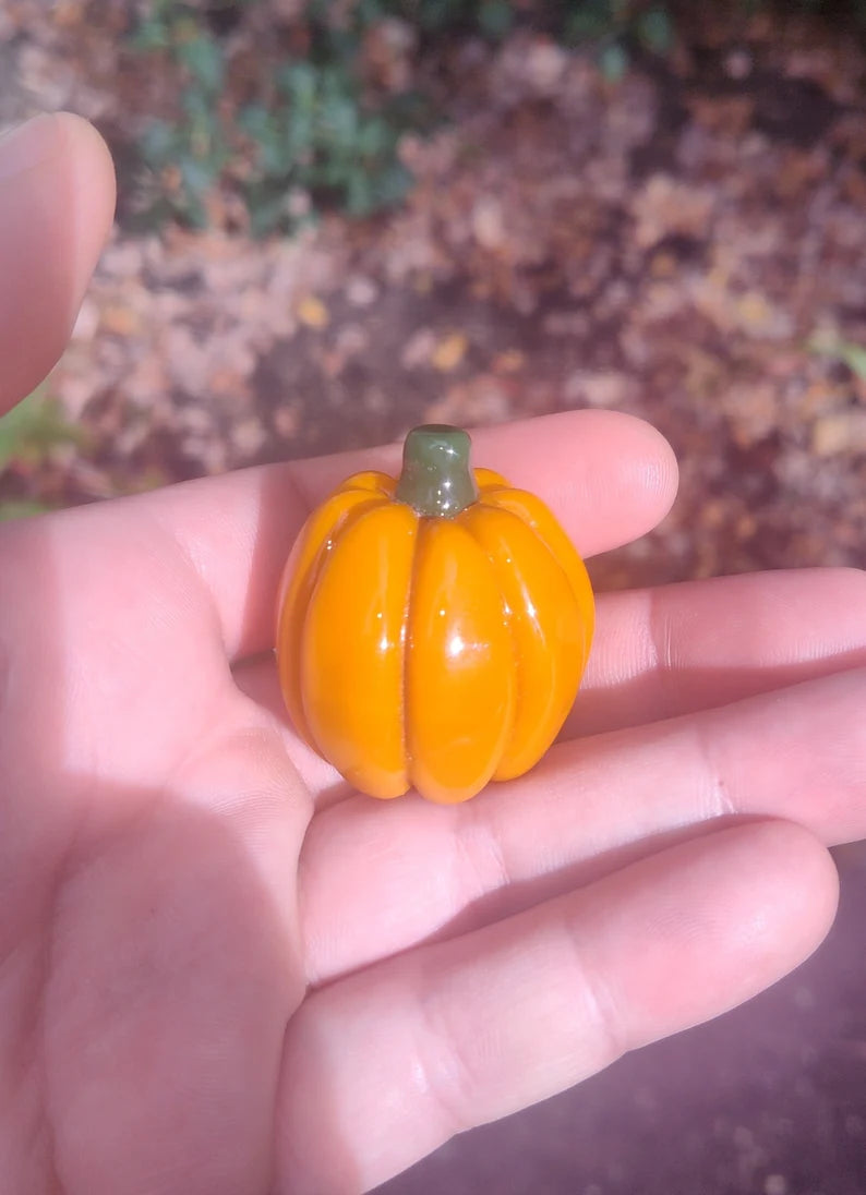Mini Glass Pumpkin By: Christian Meehan