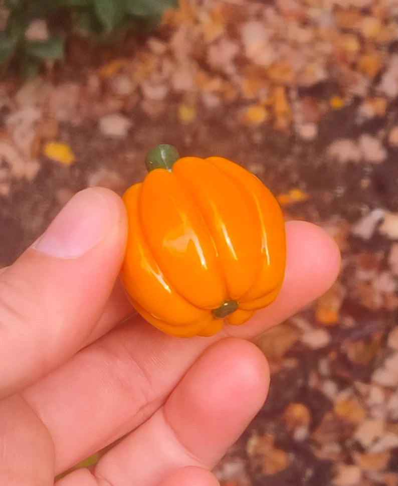 Mini Glass Pumpkin By: Christian Meehan