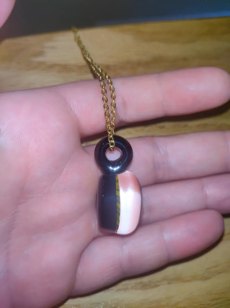 Sunflower Glass Pendant Necklace - By: Christian Meehan